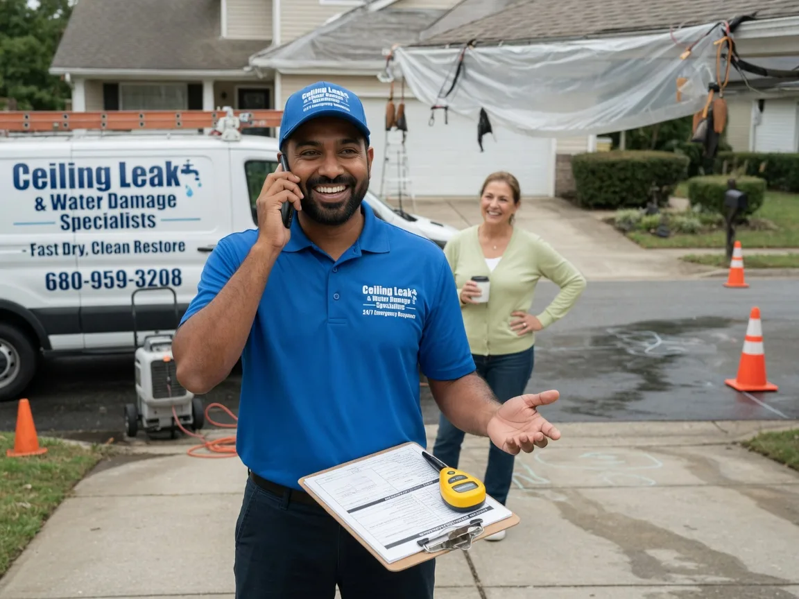Ceiling Leak Cleanup Flomot, TX FAQs